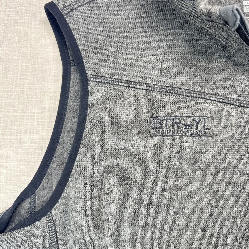 KUIU Vest Mens L Gray Base Camp High Loft Fleece Full Zip Outdoor Hiking EUC